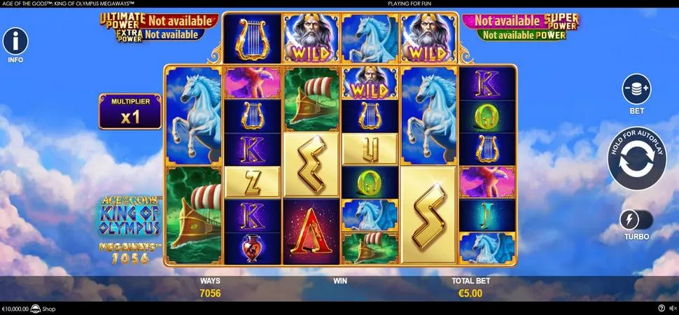 Age of the Gods King of Olympus Megaways