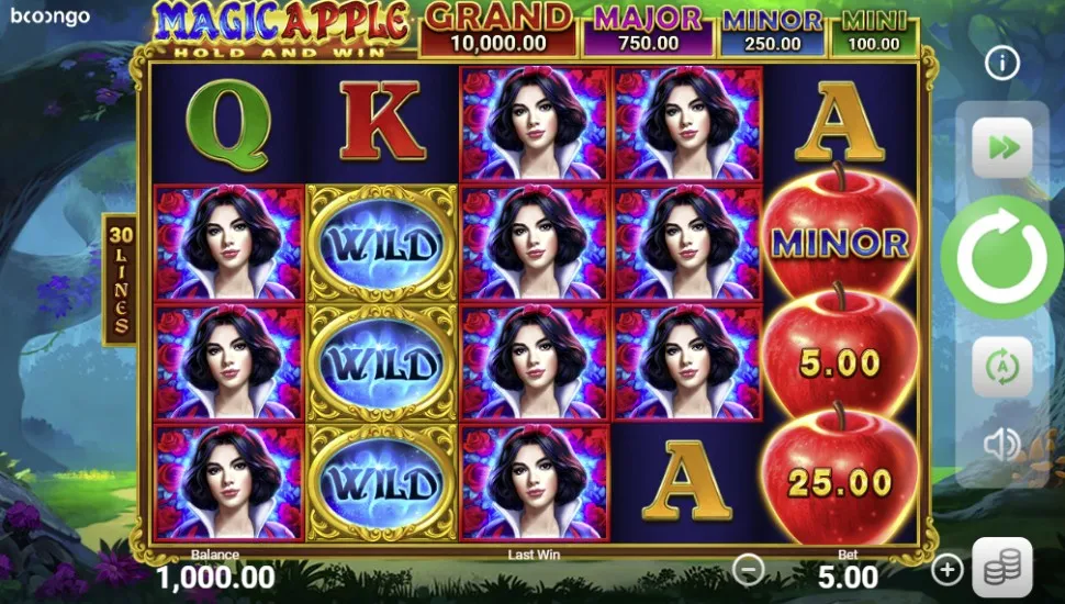 Magic Apple Hold and Win