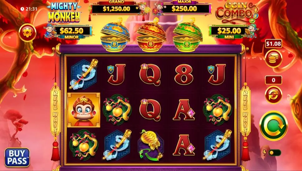 Mighty Monkey Coin Combo