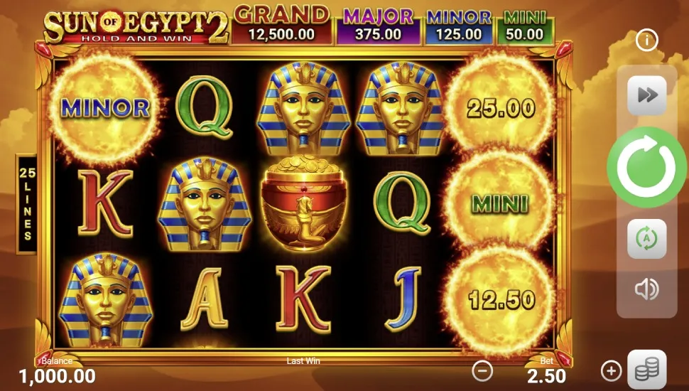 Sun of Egypt 2 Hold and Win